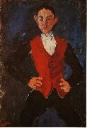 Chaim Soutine Portrait of a Boy painting